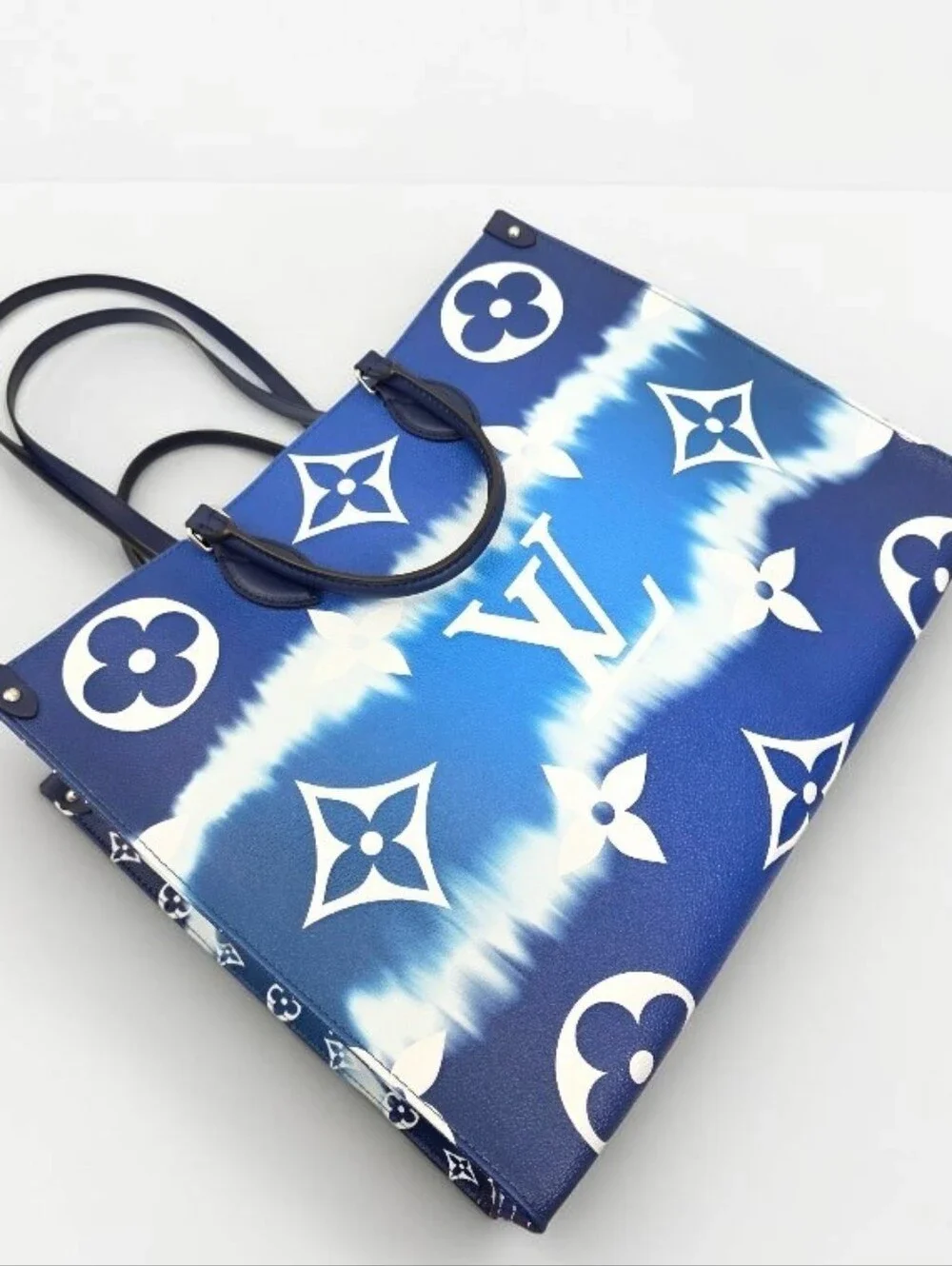 Louis Vuitton Onthego GM Escale Bleu Limited Edition Tote Shoulder Bag